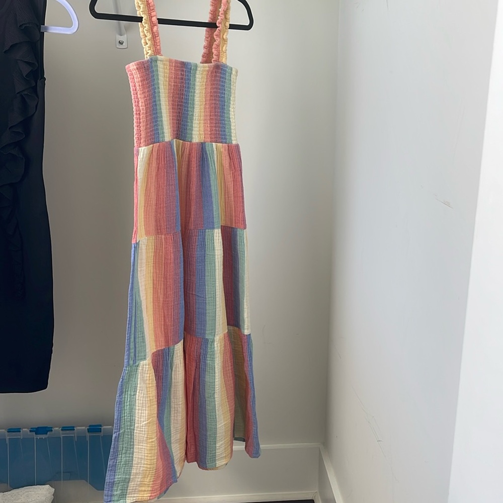 Marine Layer rainbow maxi dress